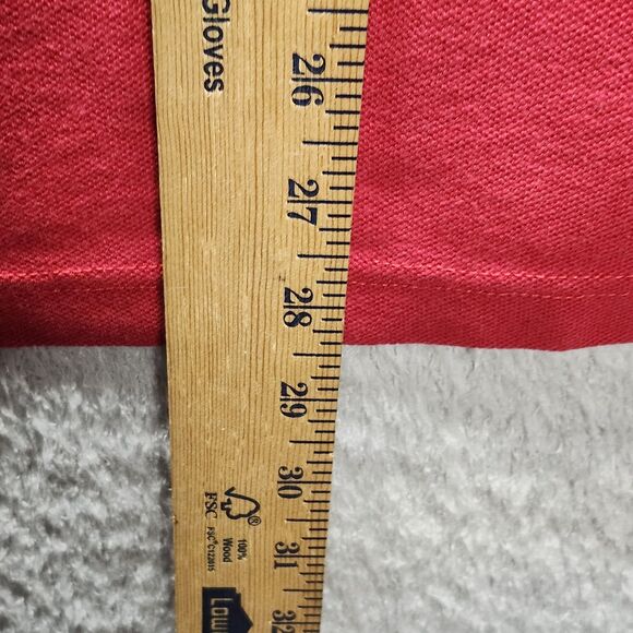 Columbia Polo Men's XL  Short Sleeve Red Solid Philment Shirt - Picture 10 of 11